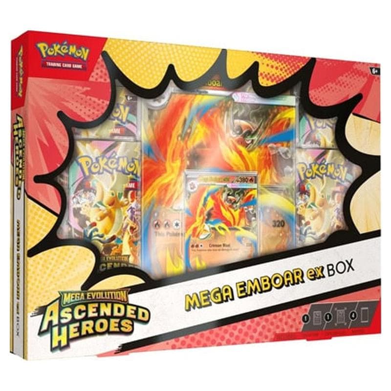 Pokemon TCG: Ascended Heroes Mega Emboar ex Box