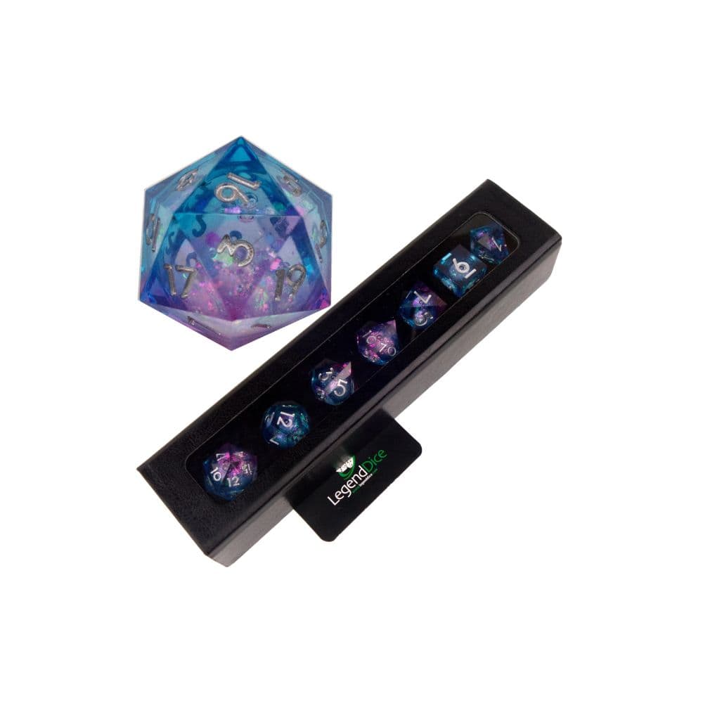 Iridescent Mermaid - Liquid Core Dice - 7 - Polyhedral Set