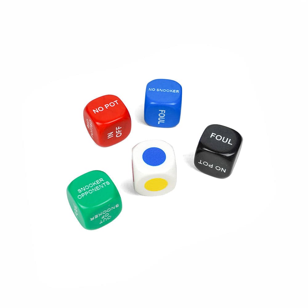 Snooker dice in clear plastic case, image 1 of 2