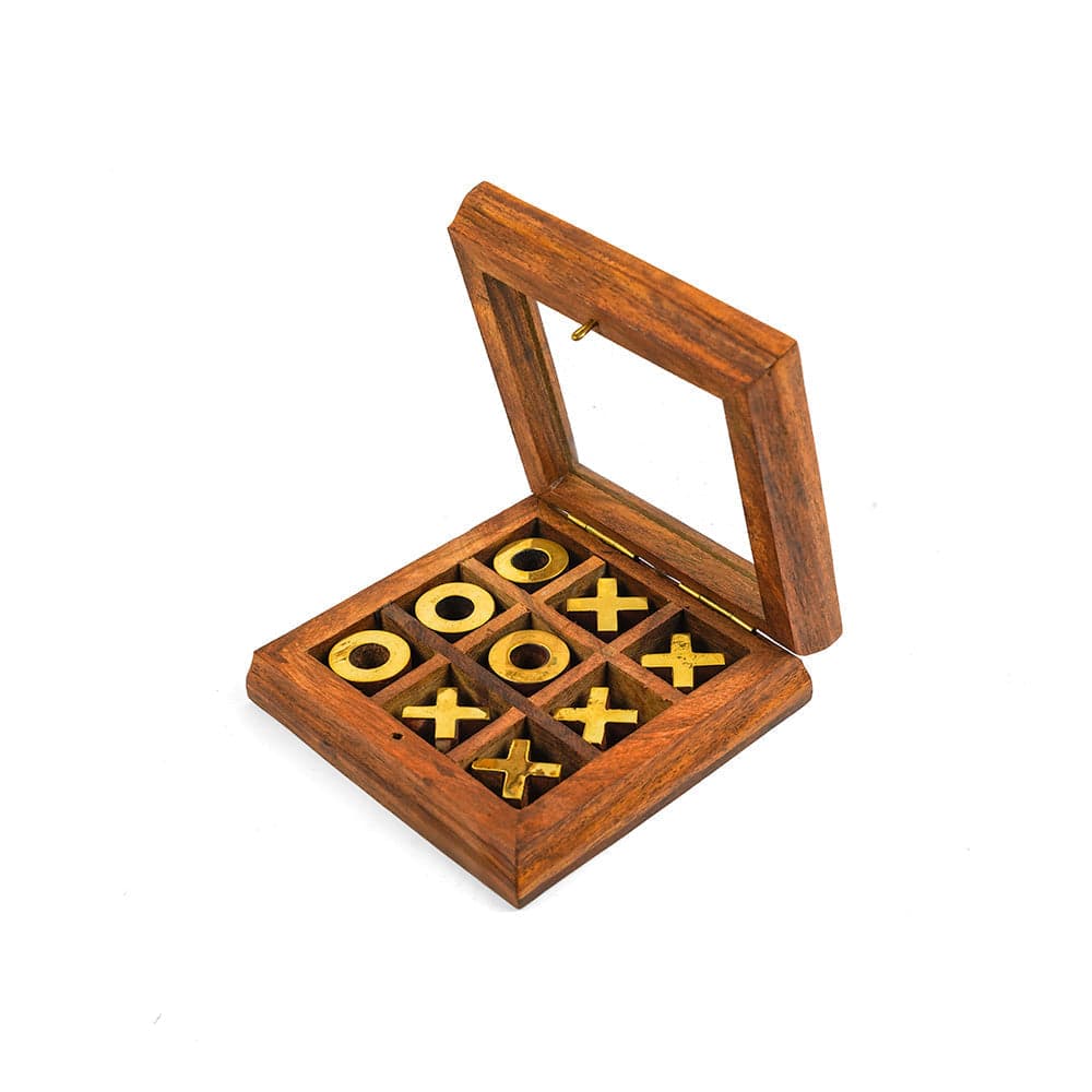 Wooden Noughts & Crosses, image 1 of 3