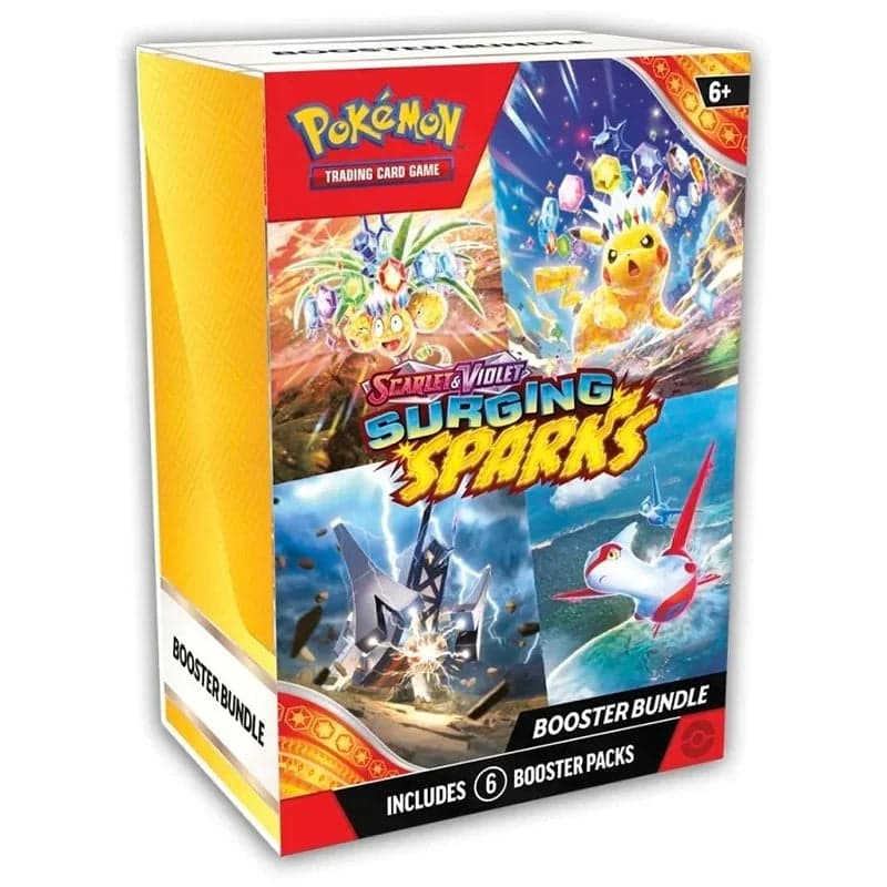 Pokemon TCG: Surging Sparks Booster Bundle (6 Packs), image 1 of 3