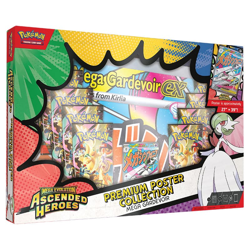 Pokemon TCG: Ascended Heroes Premium Poster Collection - Mega Gardevoir ex, image 1 of 5