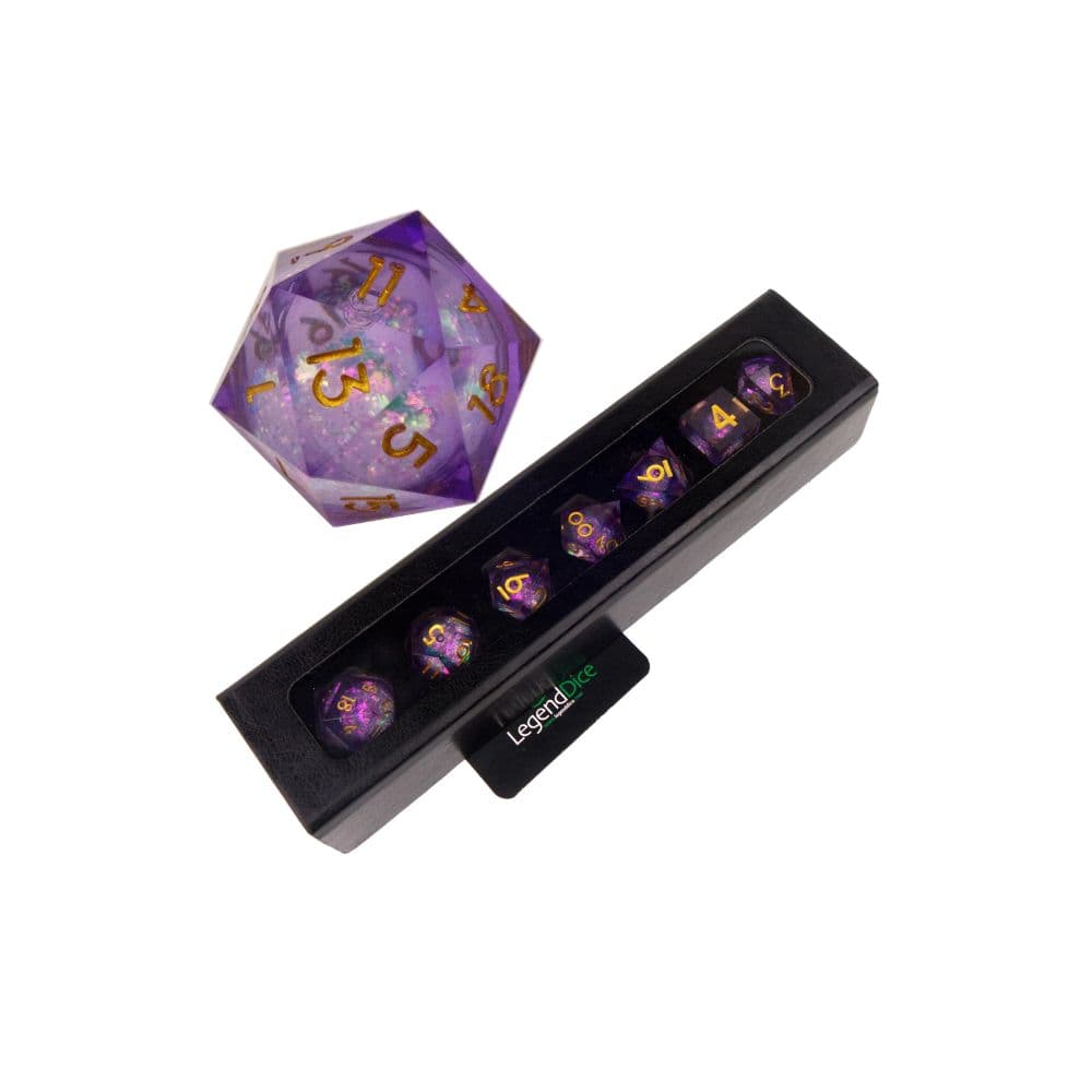 Iridescent Sorceress - Liquid Core Dice - 7 - Polyhedral Set
