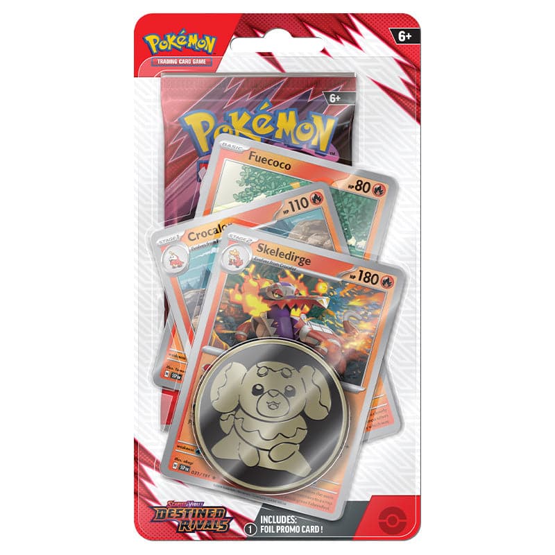 Pokemon TCG: Destined Rivals Premium Checklane Blister - Skeledirge