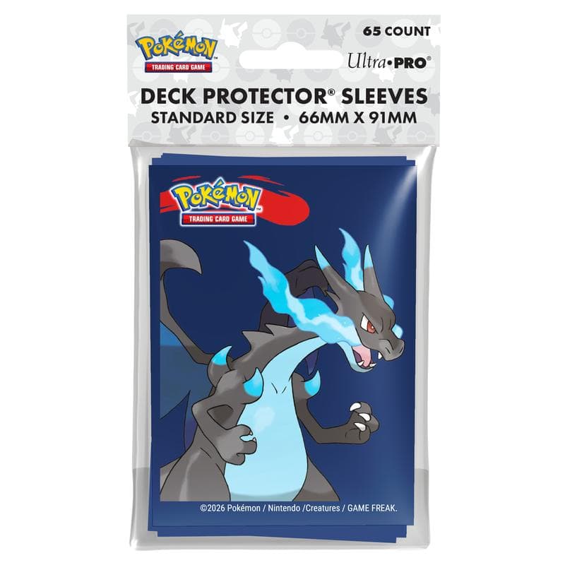 Ultra Pro Deck Protector Sleeves - Pokemon Mega Charizard X, image 1 of 3